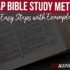 Soap Method for Bible Study: 4 Easy Steps with Examples